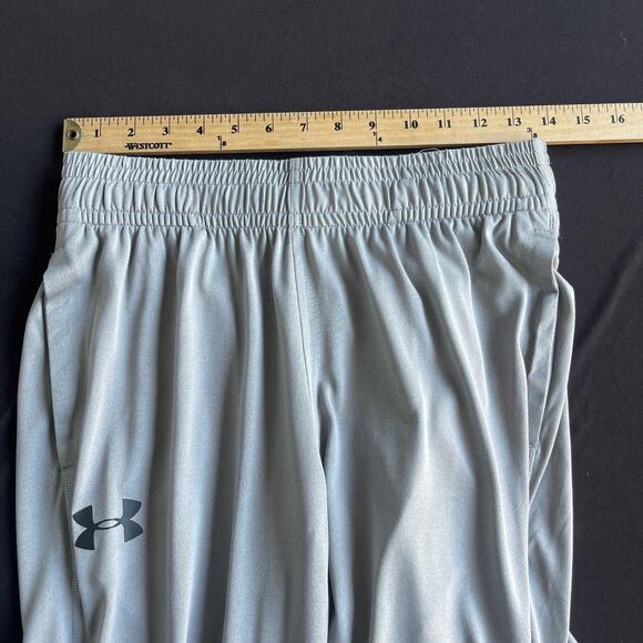 Under Armour Pants Mens Small HeatGear Athletic Training Loose Fit Zipper Gym - Picture 7 of 10